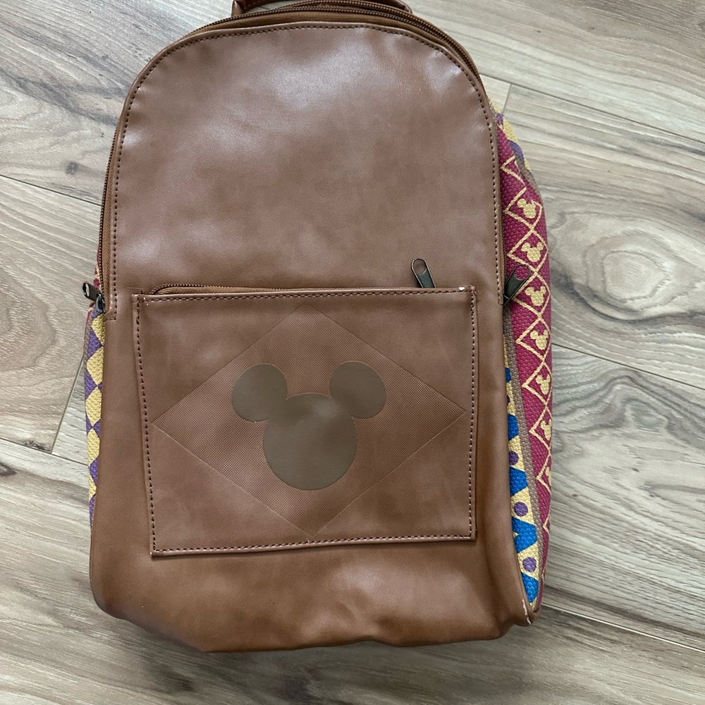 Disney Parks Backpack with Mickey Pattern